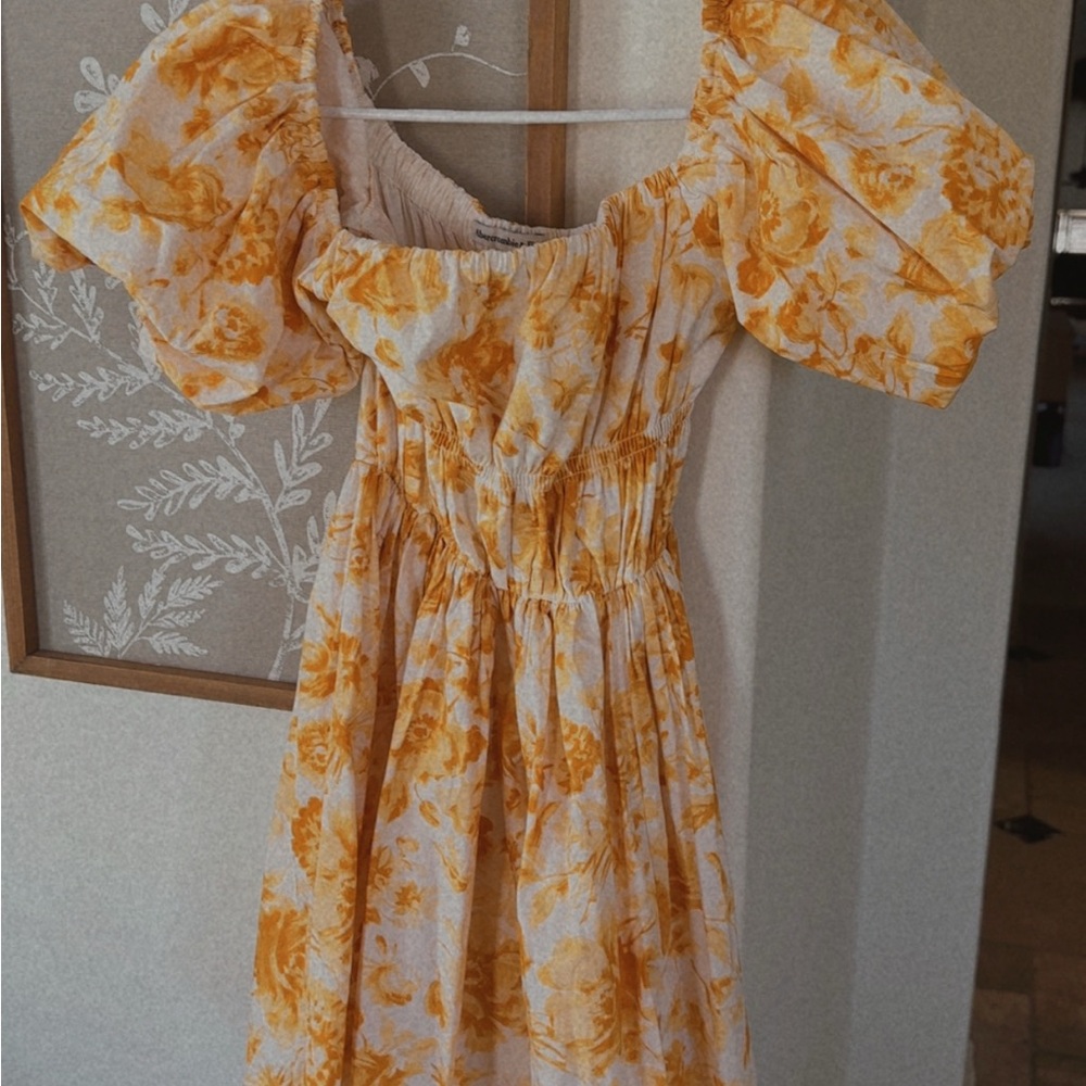 Floral Puff Sleeve Dress